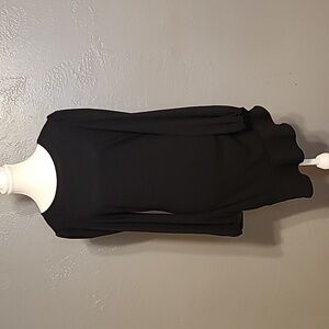 Byinns casual/comfy long sleeve ruched sides black women's large NWT